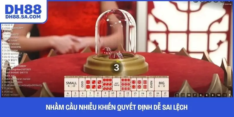 Nhầm cầu nhiễu khiến quyết định dễ sai lệch 